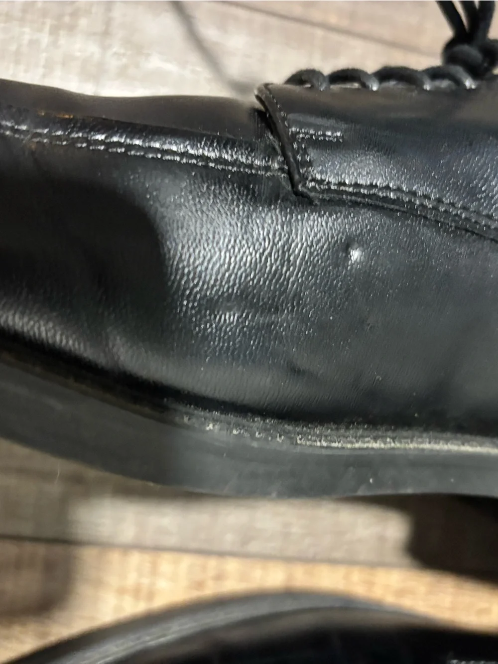 Apt. 9 Men's Black Leather Lace-Up Derby Shoes